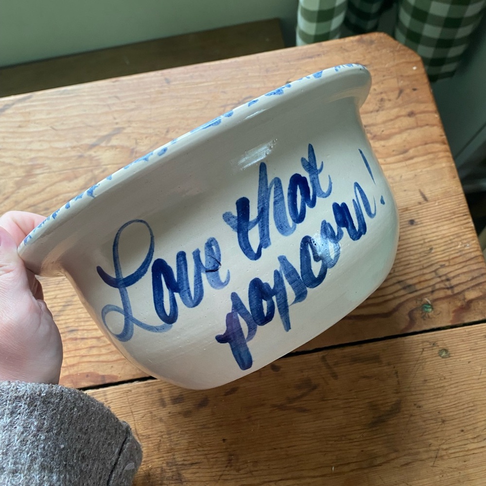 Ceramic Popcorn Bowl